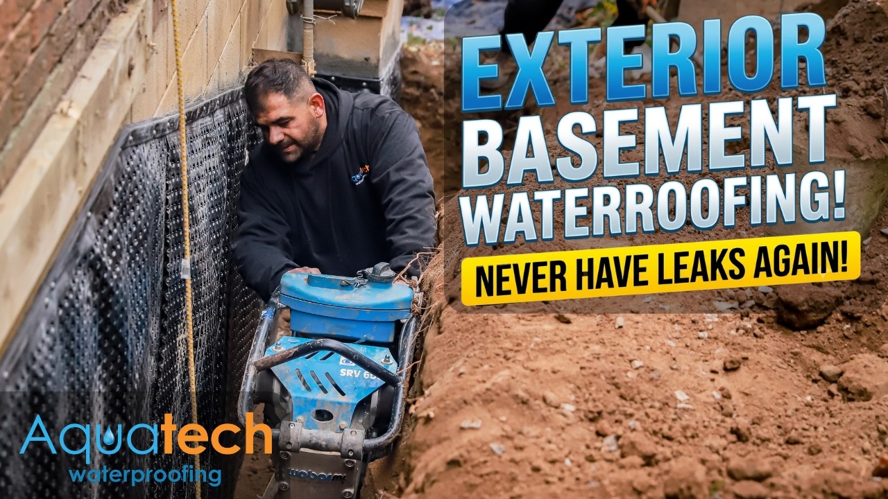 How to do Exterior Basement Waterproofing - Aquatech Basement Waterproofing (2023)