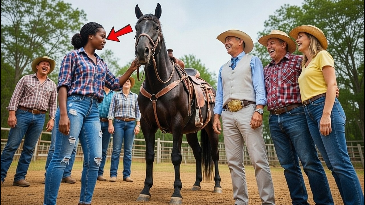RIRAM quando ELA disse que DOMARIA o CAVALO do FAZENDEIRO… até ela SUBIR na SELA e CALAR a MULTIDÃO