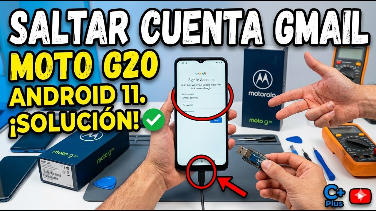 MOTO G20, SALTAR CUENTA DE GMAIL, Android 11. SOLUCION!