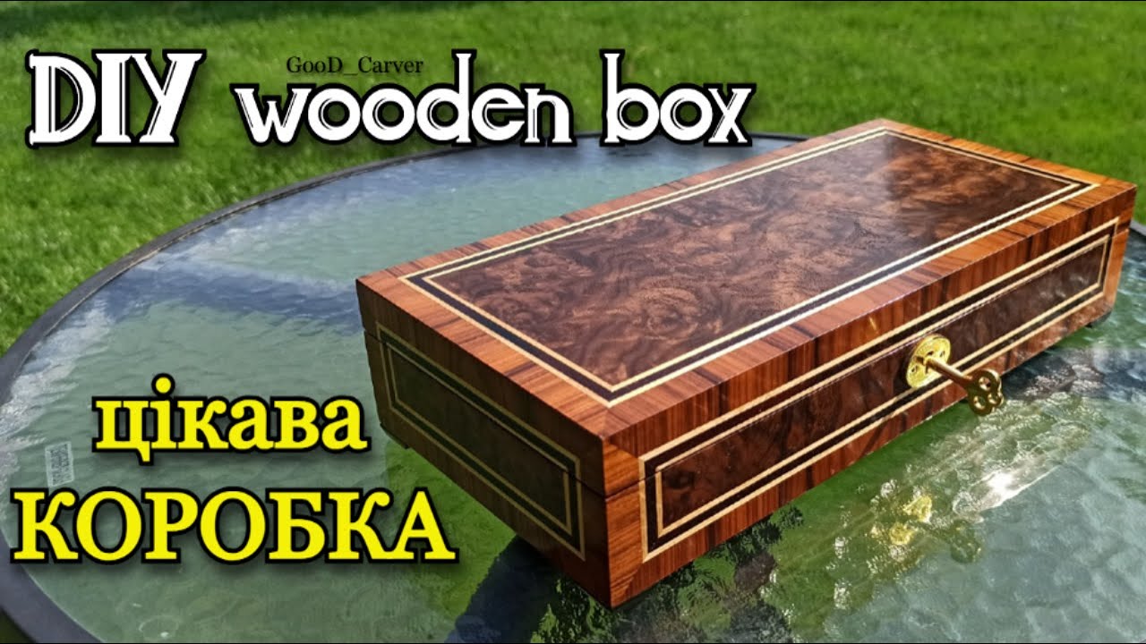 Вийшла цікава коробка з того що було. Try making this wooden box yourself