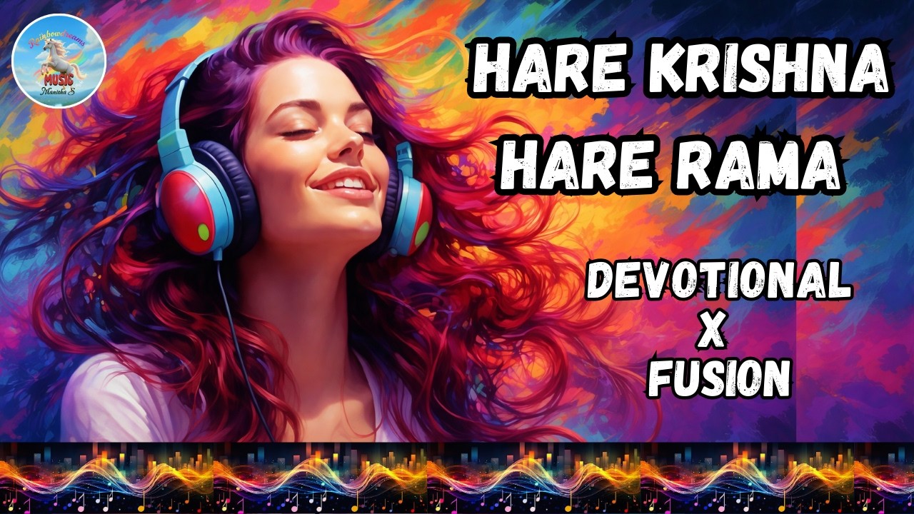 Hare Krishna Hare Rama Mahamantra I Trance Devotional Fusion ✨Meditative Healing Vibes #harekrishna