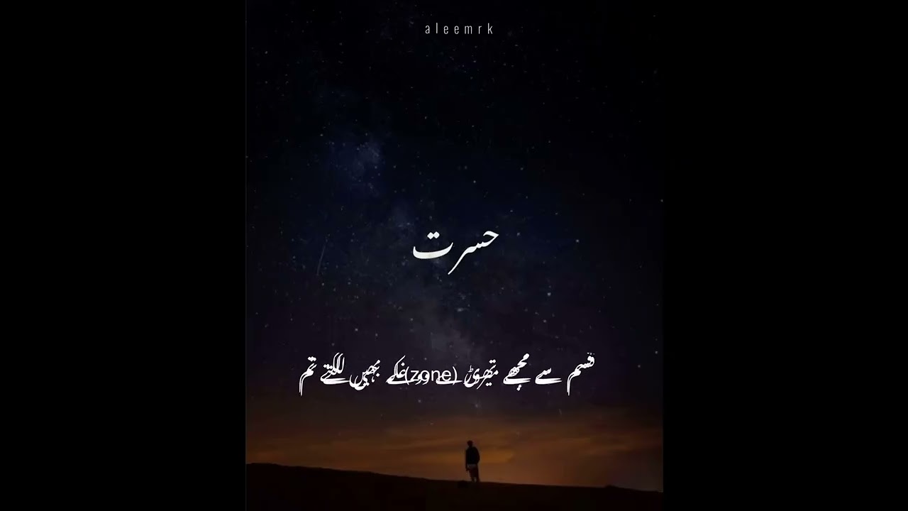 HASRAT   aleemrk  Official Audio