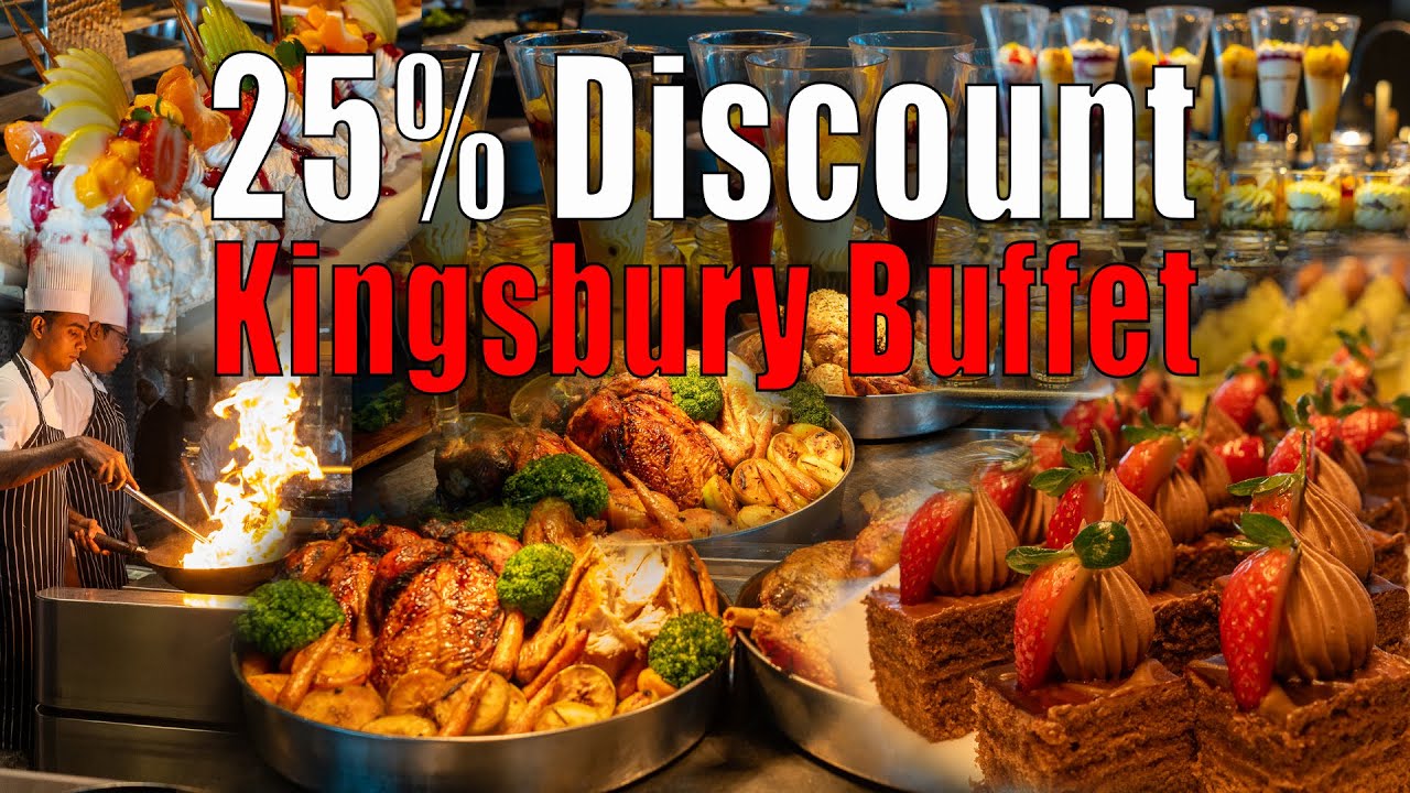 නොවැම්බර් මාසෙම 25% discount එක තියෙනවා | kingsbury hotel lunch buffet | kingsbury hotel