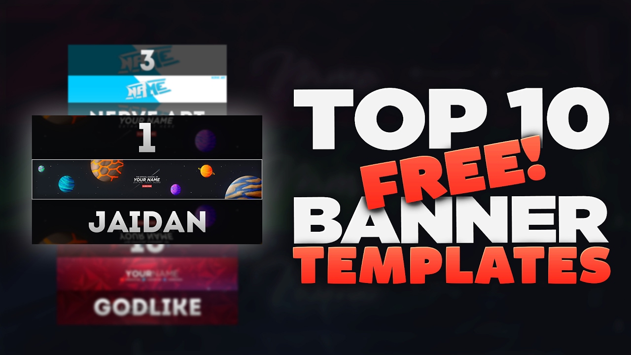 💎 TOP 10 FREE BANNER TEMPLATE 💎 #4 | FREE DOWNLOAD (2017)
