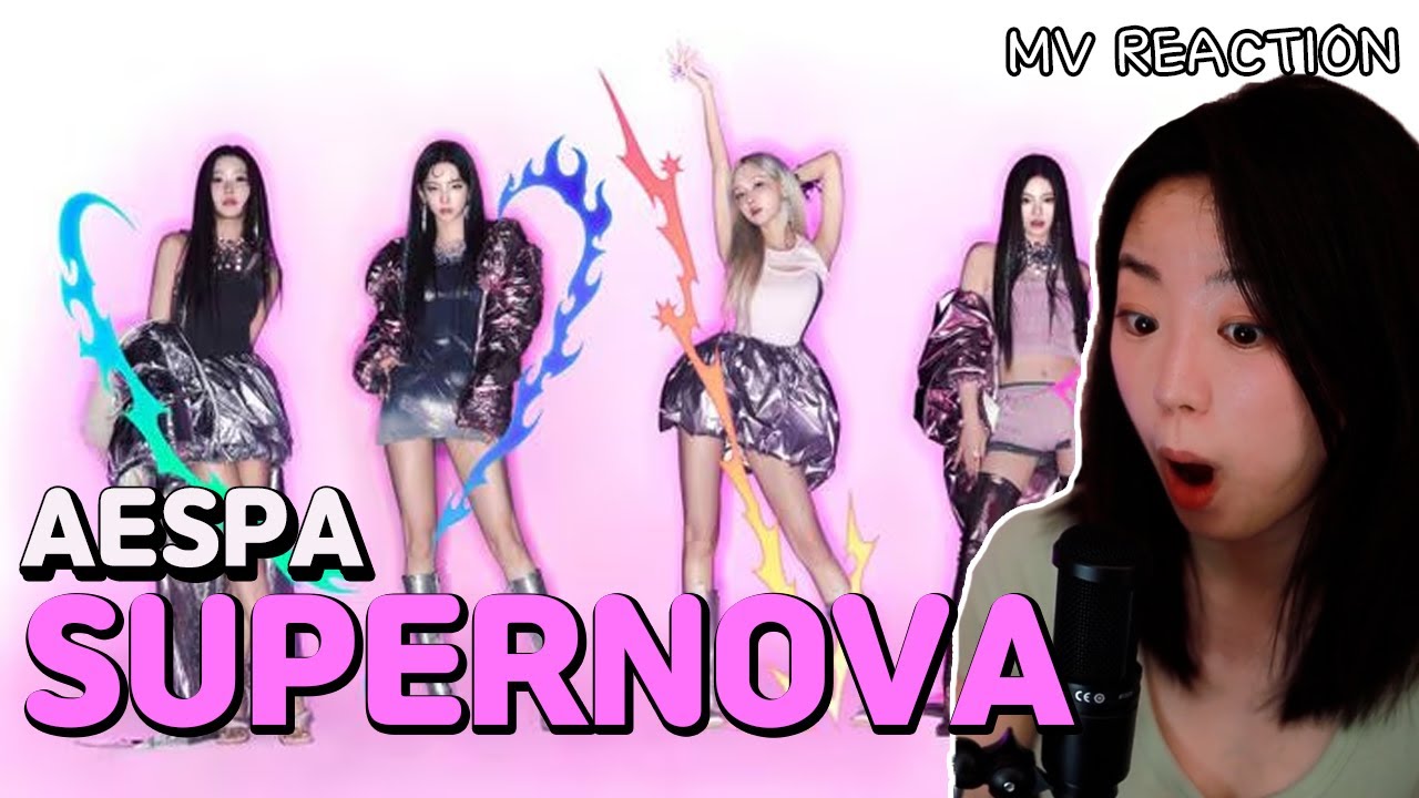 Korean American reacts to: Aespa - Supernova