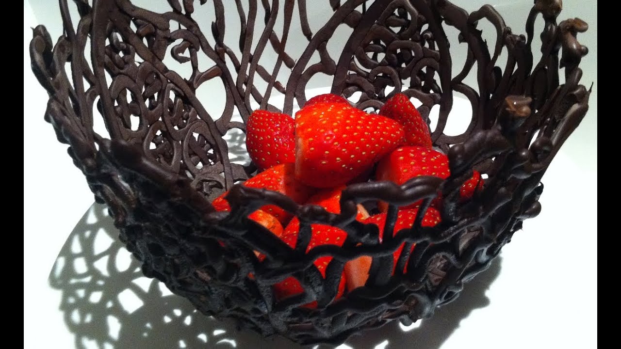 How to make a CHOCOLATE BOWL using ice How To Cook That Ann Reardon