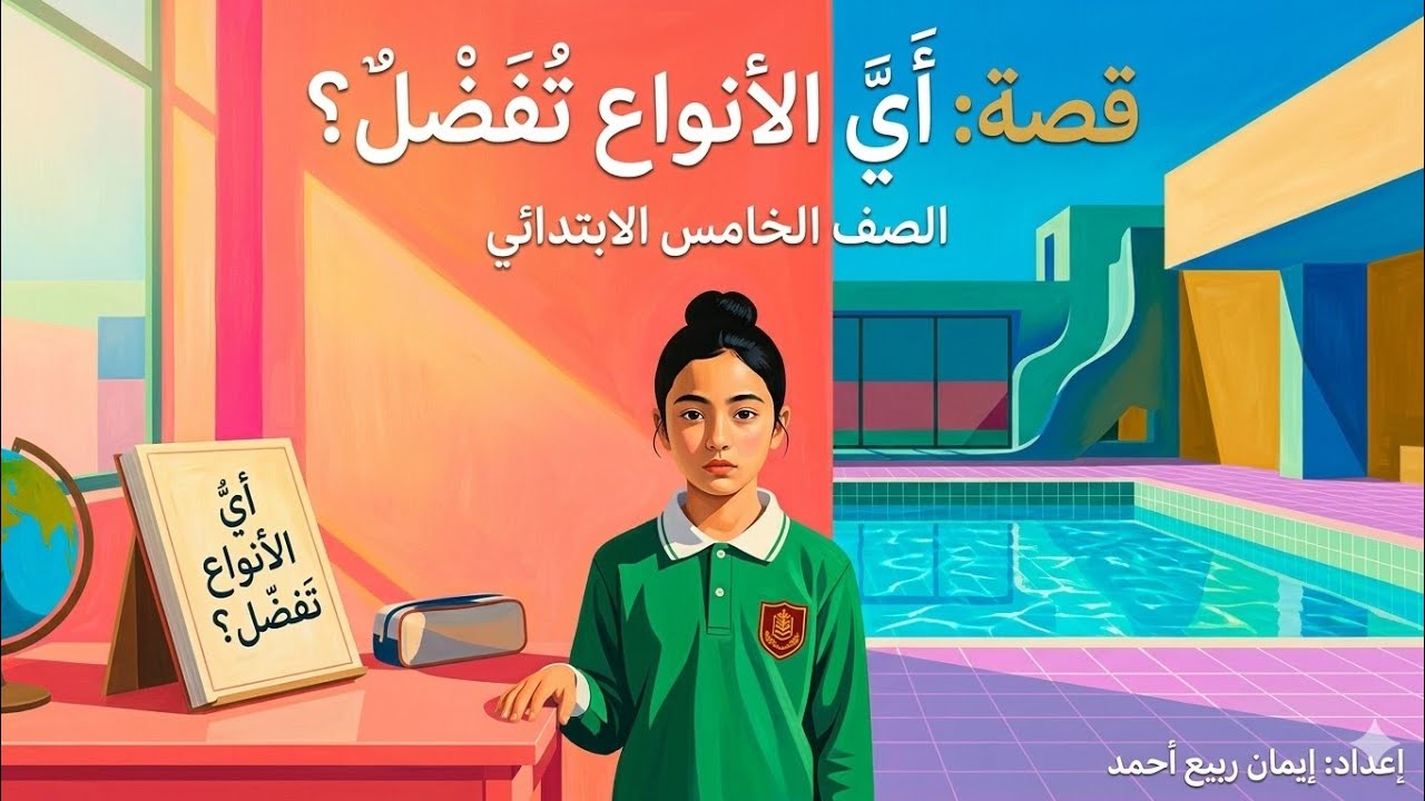 @سيبويه الصغير في الصف الخامس الابتدائي #الدرس الثالث قراءة #أي الأنواع تفضل؟؟#صفحة ٢٥#تعلم اللغة 