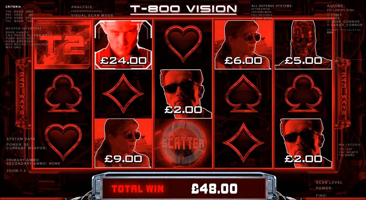Terminator 2 Slot M&auml;nguvideo