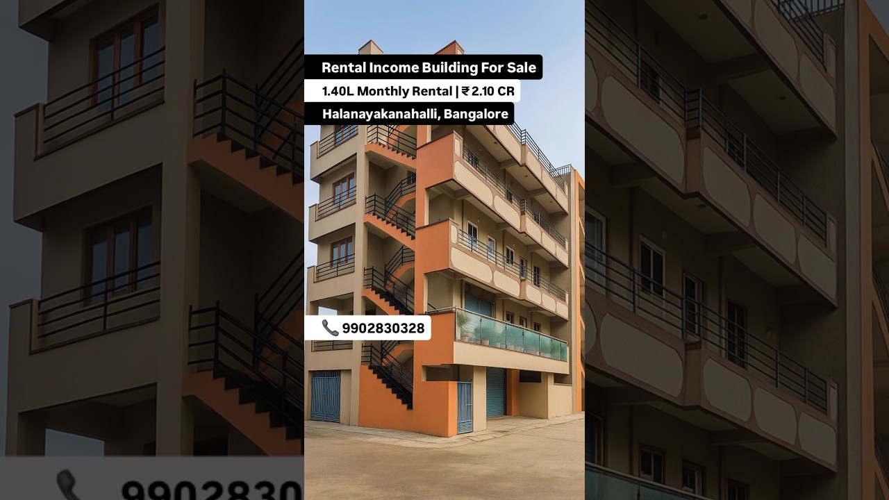 Rental Income Building For Sale - Halanayakanahalli, Bangalore | A Katha #rentalproperty