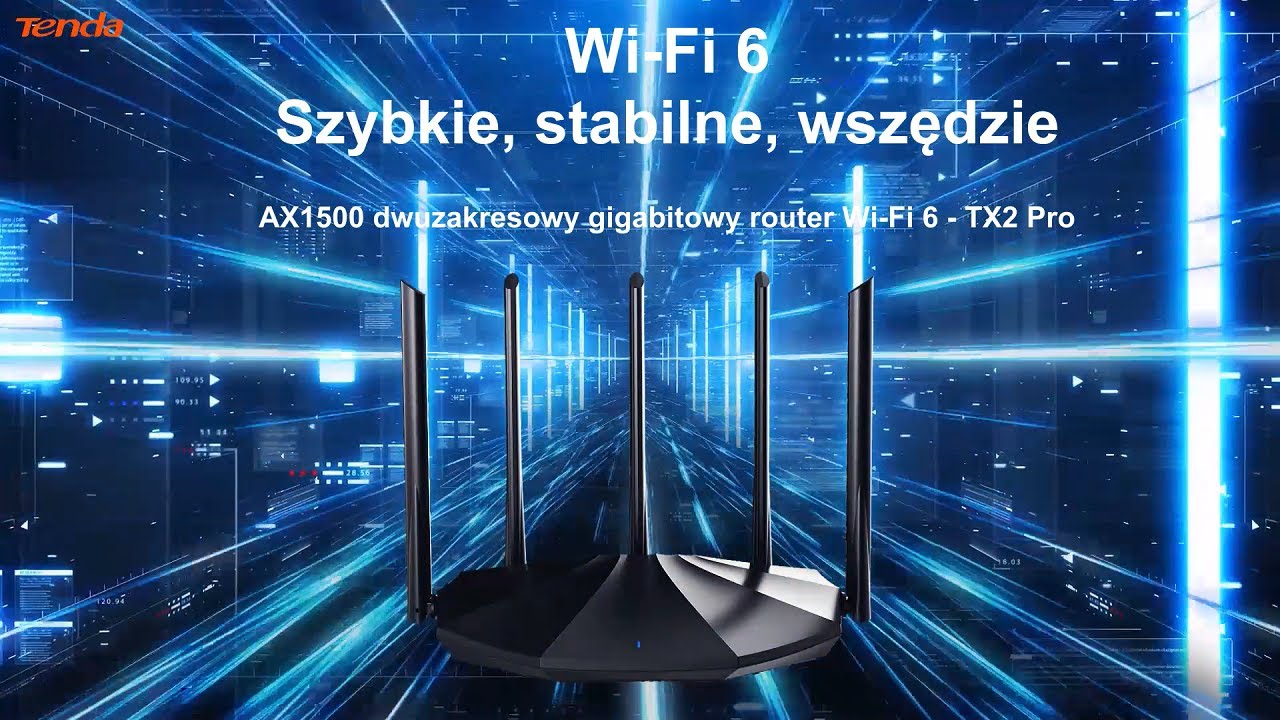 TX2 Pro router Wi-Fi 6 Tenda