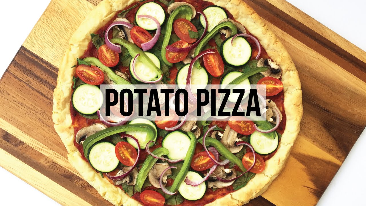POTATO PIZZA RECIPE | VEGAN, GLUTEN FREE & FAT FREE