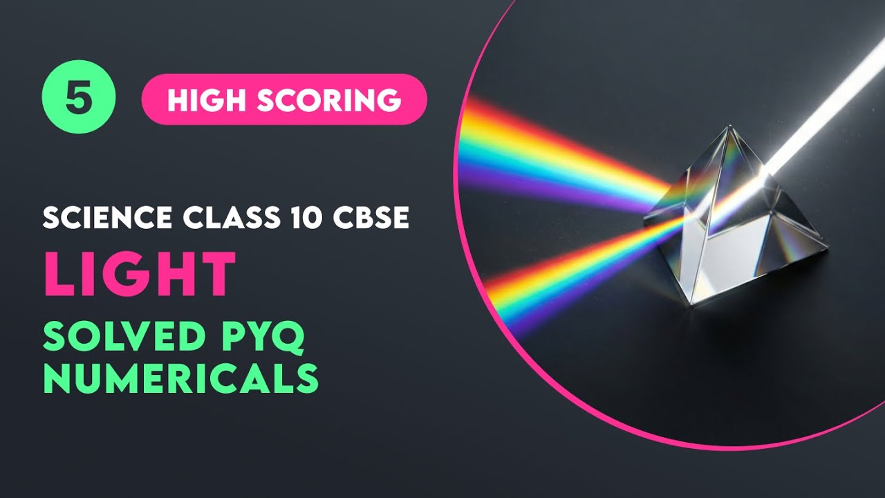CBSE 2026 Boards Class 10 | Light PYQ Solved Numericals - Part 5 Concave Mirror