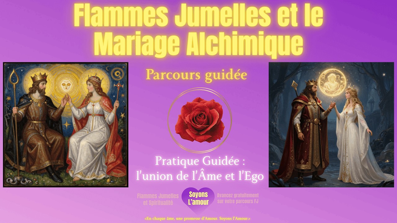 Flammes Jumelles et le mariage alchimique l’union de l’Âme et l’Ego