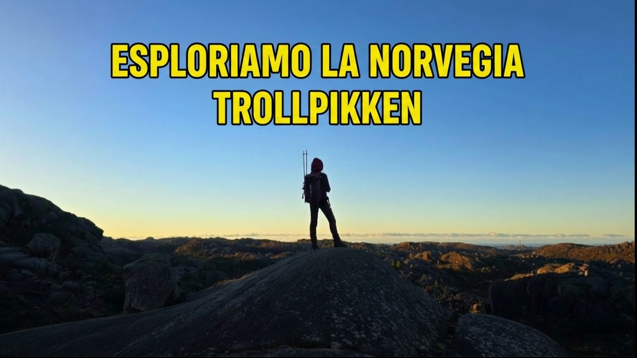 CAPO NORD in CAMPER Invernale: Trekking al TROLLPIKKEN Norvegia 🇳🇴 (Ep. 3)