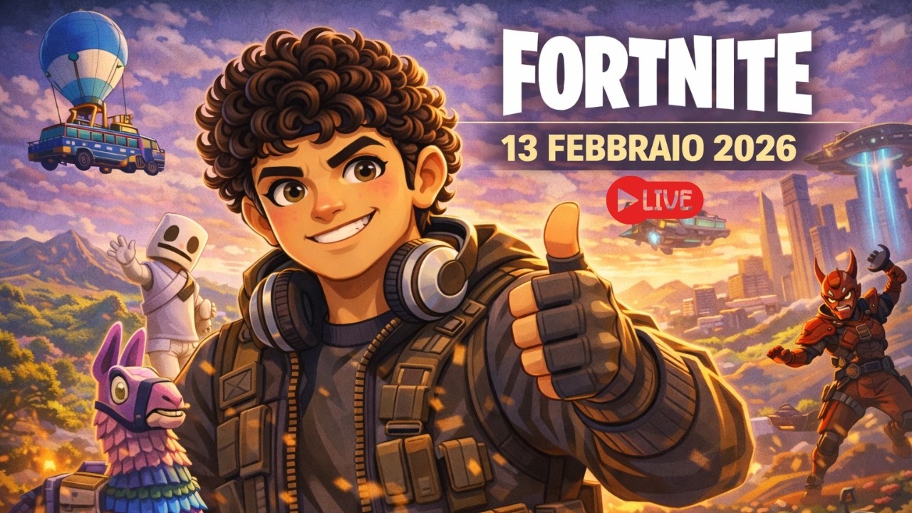 Fortnite rilassante del venerdì sera! - Live del 13 febbraio 2026