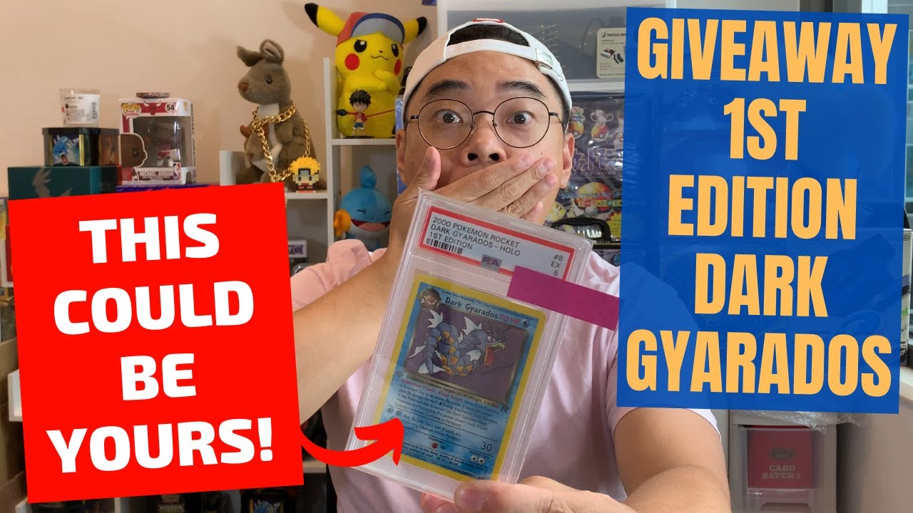 This *PSA GRADED 1ST EDITION DARK GYARADOS* could be yours!