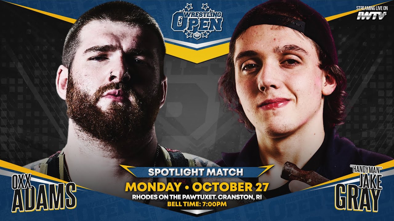 В ПРЯМОМ ЭФИРЕ: Окс Адамс против Хэдимена Джейка Грея | Wrestling Open RI, 27.10.25, матч-споттинг