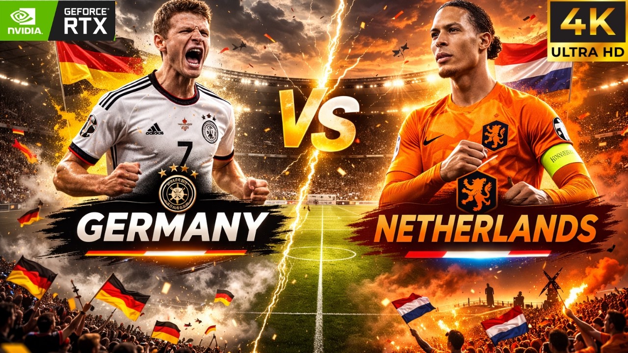 eFootball 2026 (PC) | Germany vs Netherlands | 4K 60FPS HDR Gameplay | ft. Musiala & Gakpo