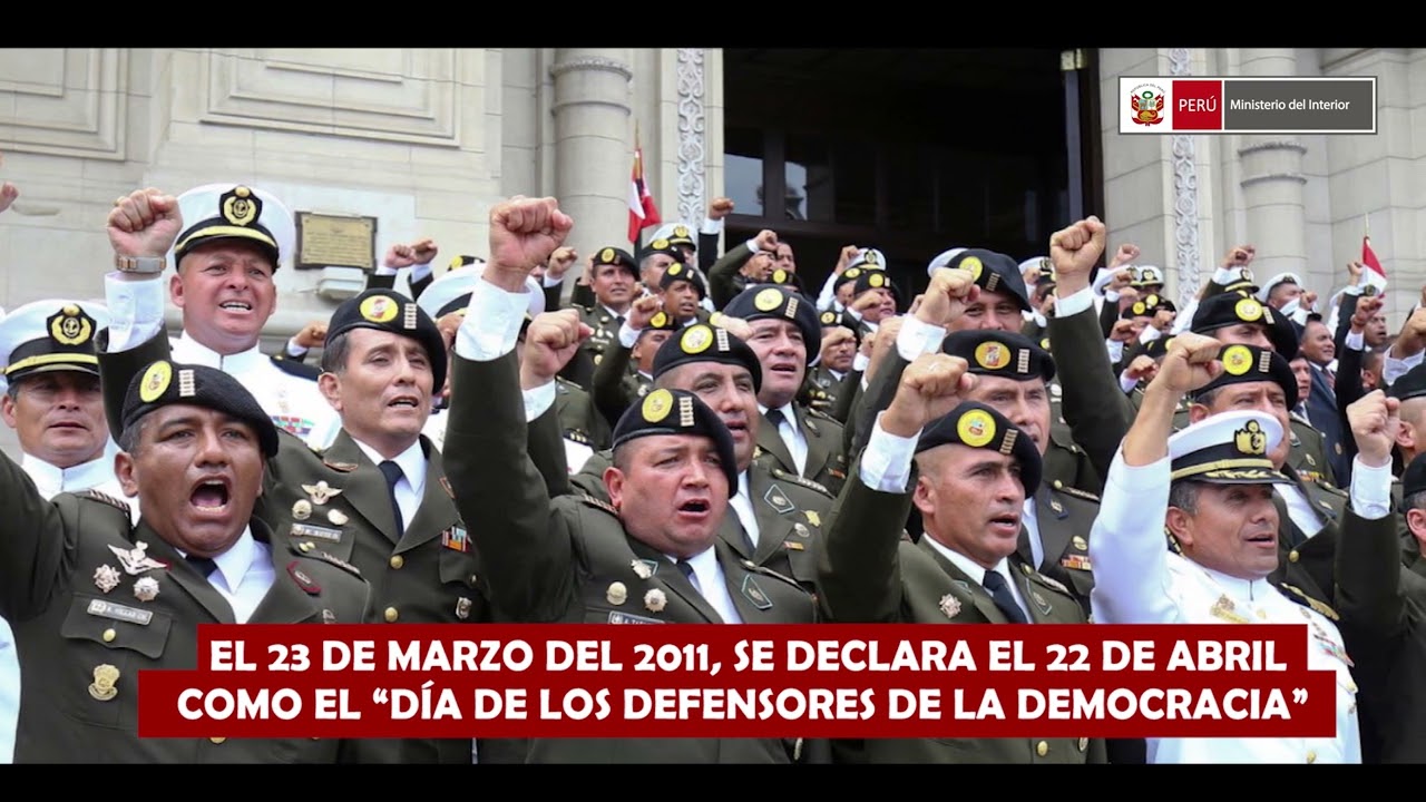 22 de abril: Día de los Defensores de la Democracia