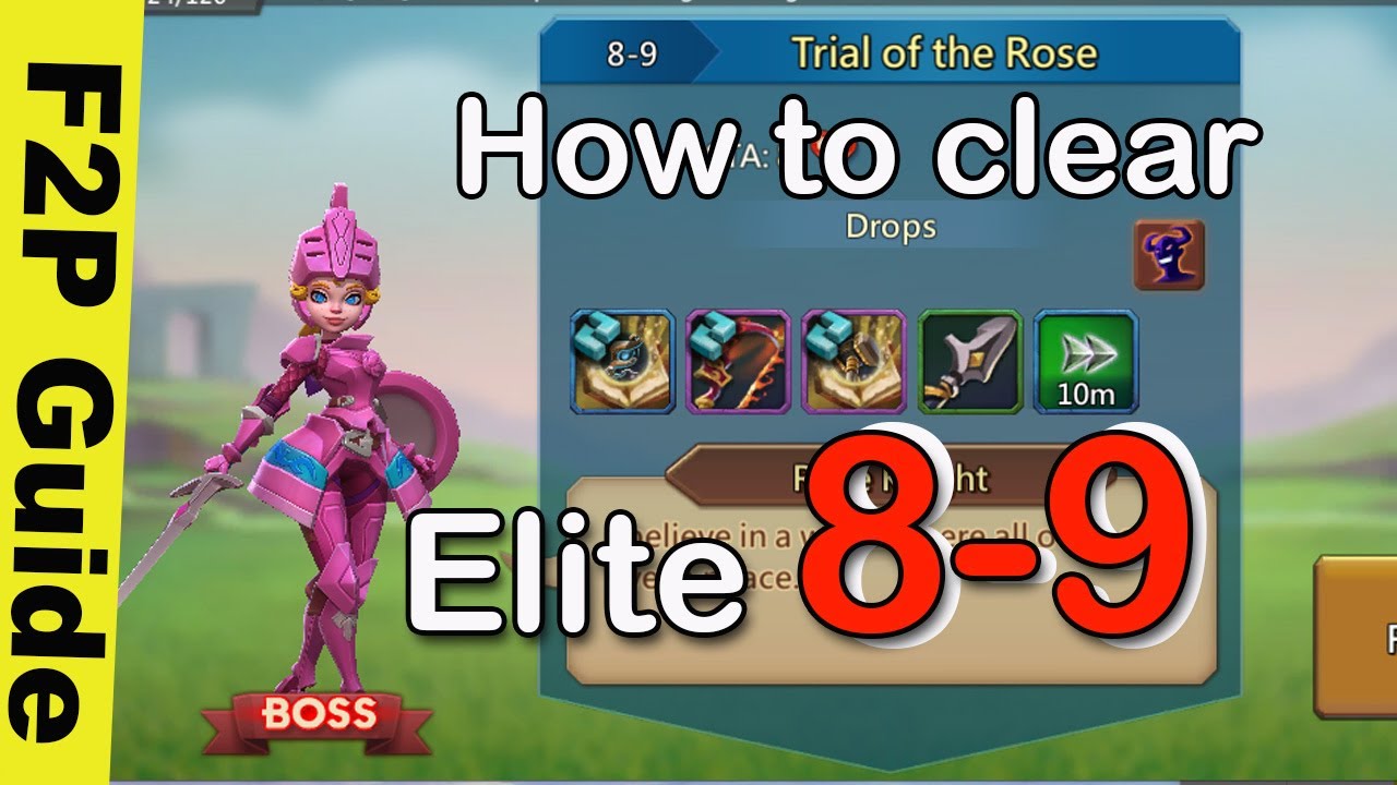 How to clear Lords Mobile Elite 8-9 F2P