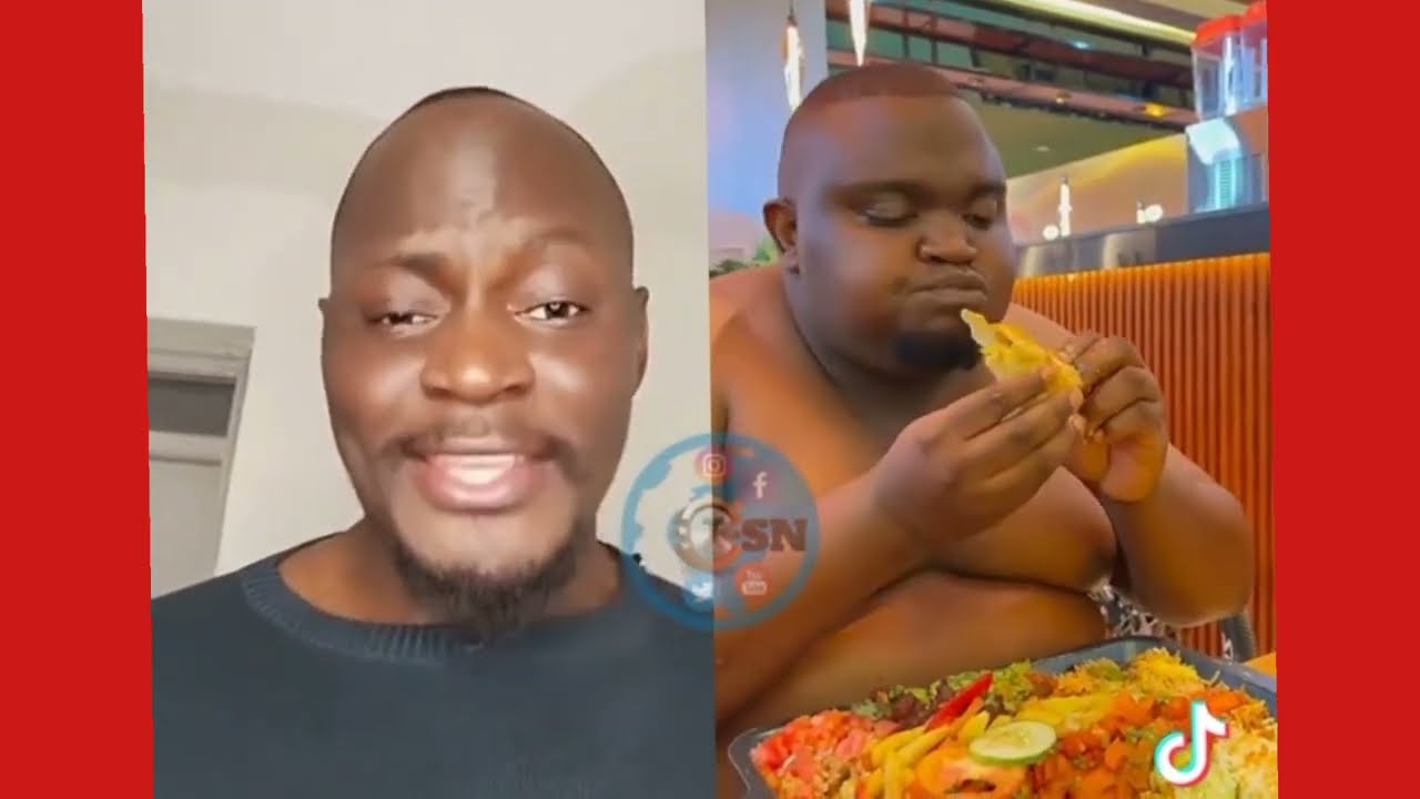 Kenyan content creator who is eating himself to death