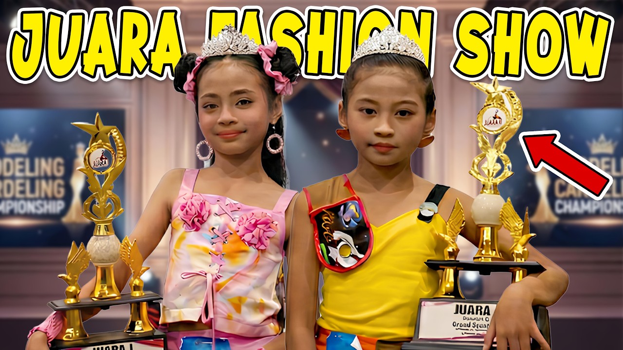 ALUNA DAN AMANDA BERSAING MENCARI JUARA 1 LOMBA MODELLING!!