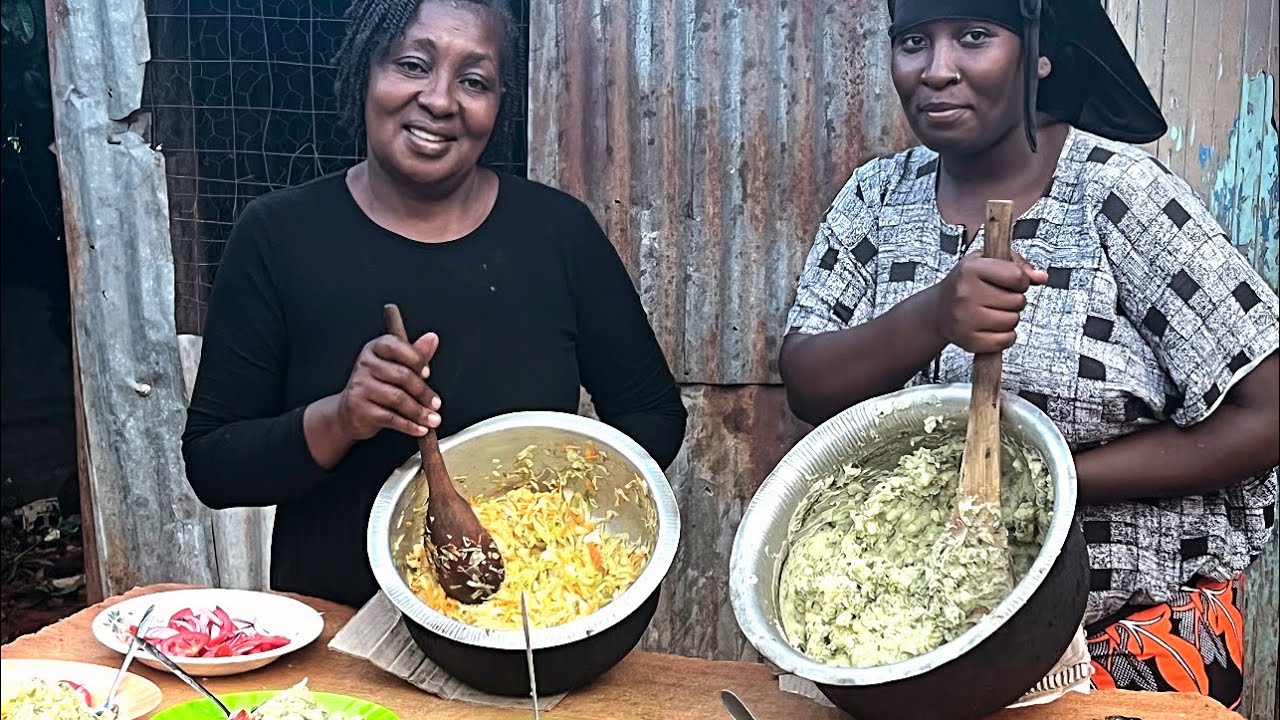 From Farm to Firewood | Cooking Mashed Potatoes and Maize in Our Village 