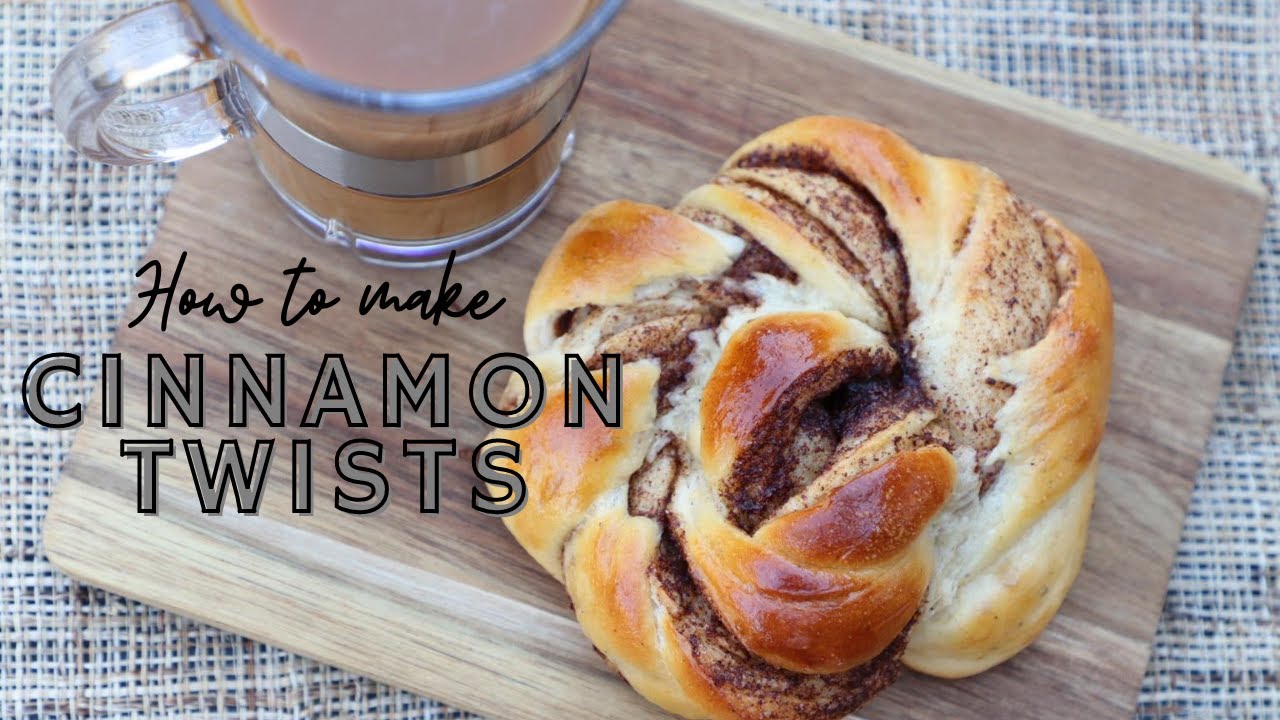 How to Make Cinnamon Twists II Cinnamon Buns II Cinnamon Roll Twist Bread