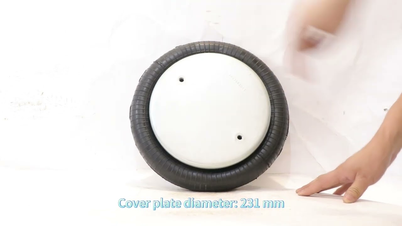 Convoluted Air Spring Goodyear 1B12-300 Pneumatic Rubber Bellows Reduce Shock