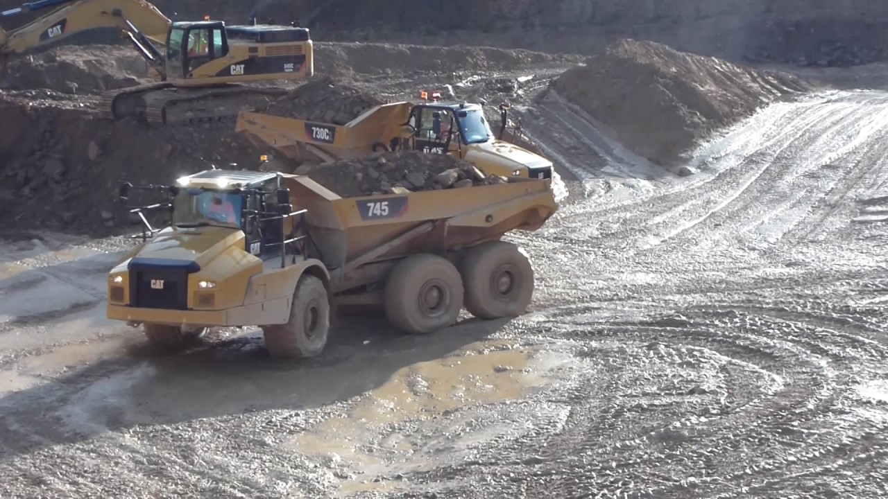 The NEW Cat 745 Articulated Truck