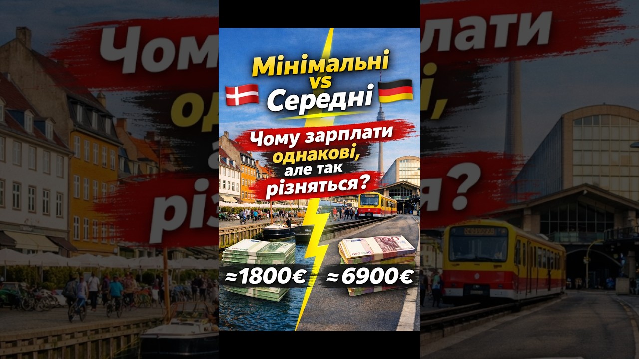Данія чи Німеччина: де насправді більше заробляють?🇩🇰🇩🇪 #українцізакордоном #життявнімеччині