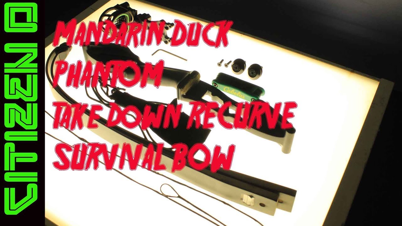 Mandarin Duck Phantom Take Down Recurve Survival Bow