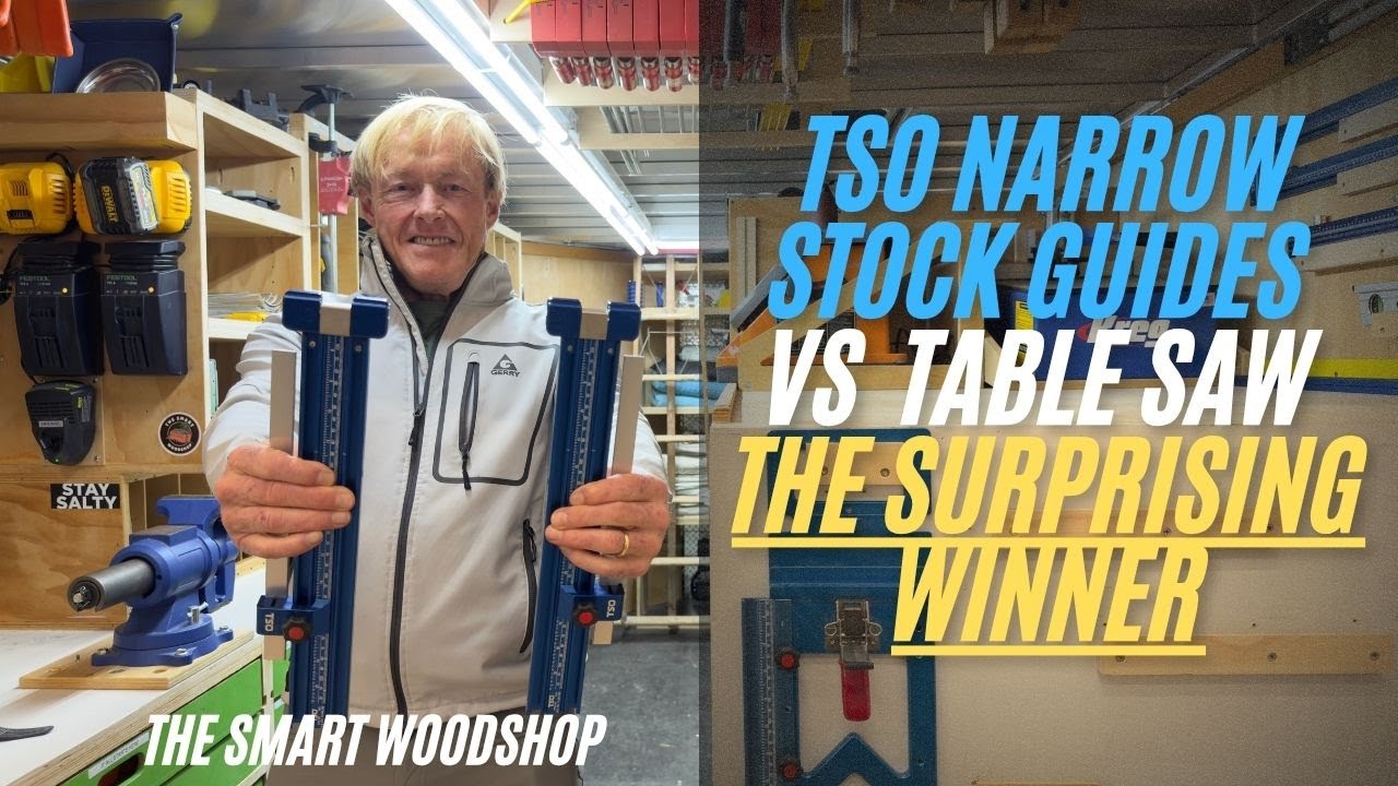 Направляющие TSO Narrow Stock Guides против настольной пилы: неожиданный победитель