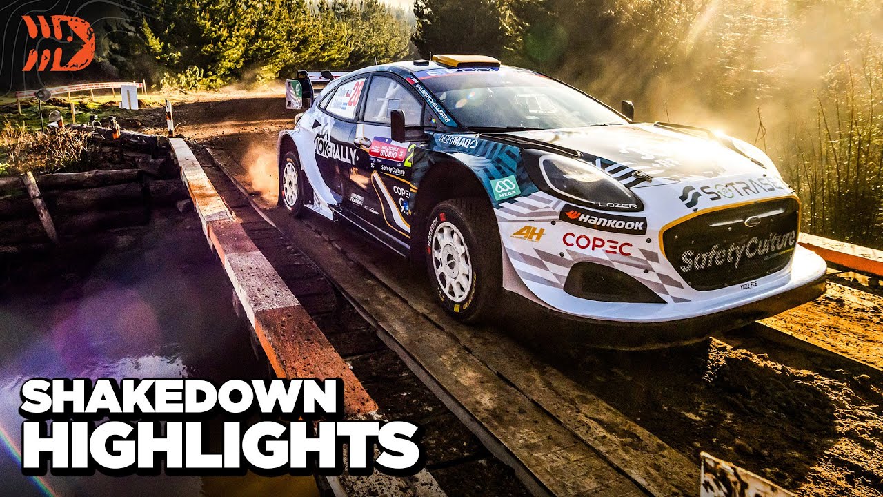 WRC Rally Chile BíoBío 2025 🇨🇱 Shakedown Highlights