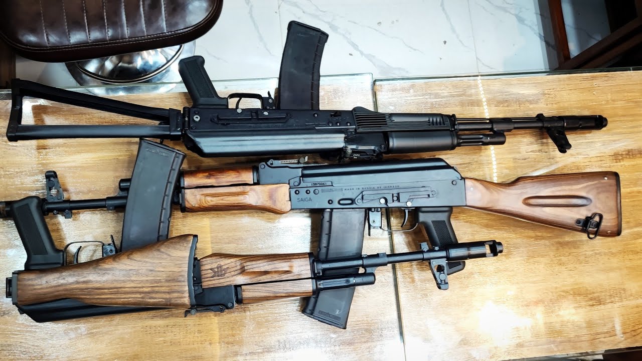 Saiga 223 Models | Fix Butt | Skeleton Butt | Folding Butt