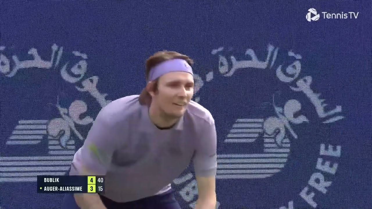 A. Bublik Vs. F. Auger Aliassime - Dubai R1 2025