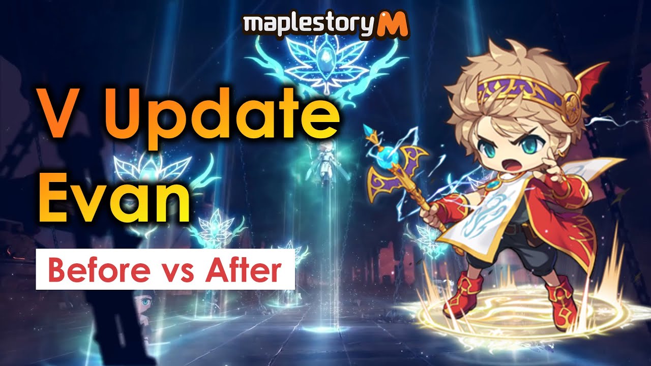 Maplestory M - Before and After V Update