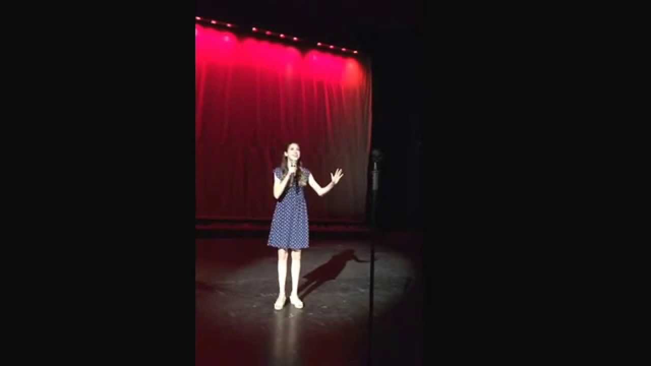 Audrey Gibbs singing 