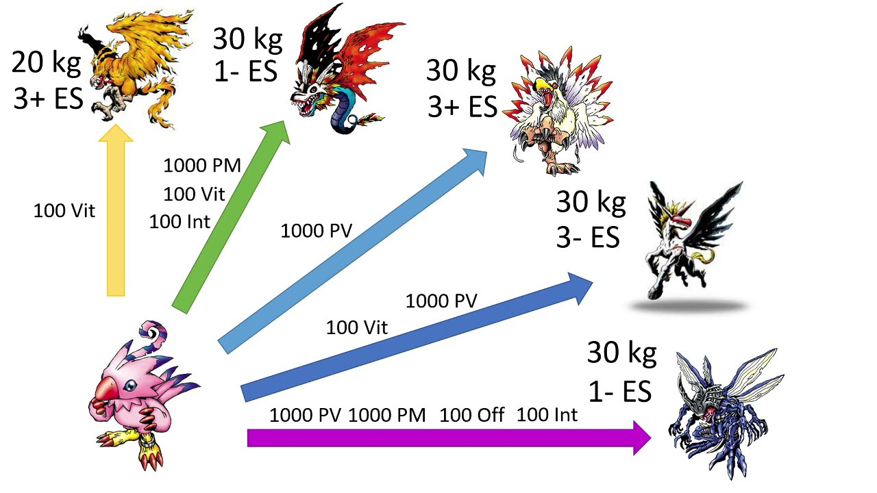Digimon World : Astuces #14 Les digivolutions de Biyomon ! (Th&eacute;orie)