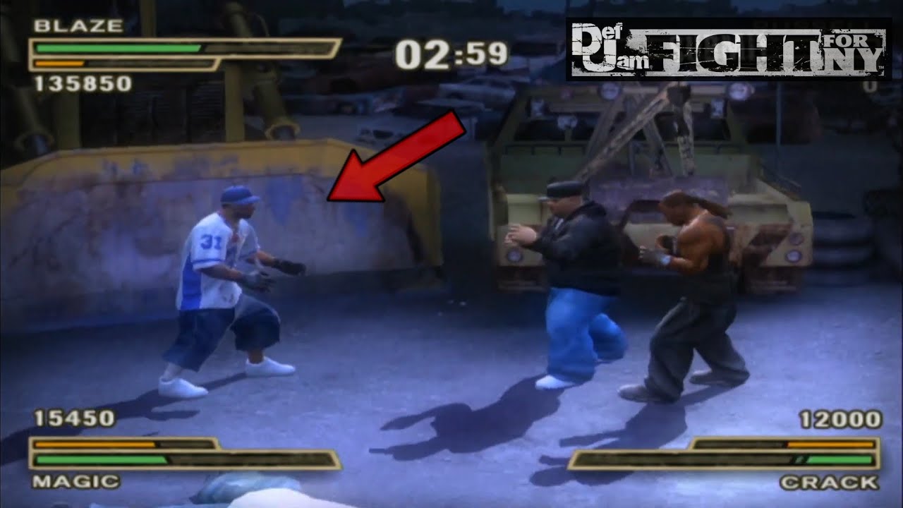 Def Jam Fight For NY | 2 vs 1 | Blaze KNOCKOUT Magic & Crack | HARD! (PS3 1080p)