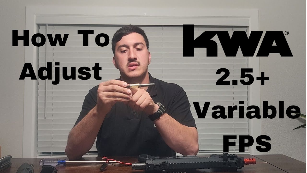 How to Adjust KWA 2.5+ variable FPS gearbox