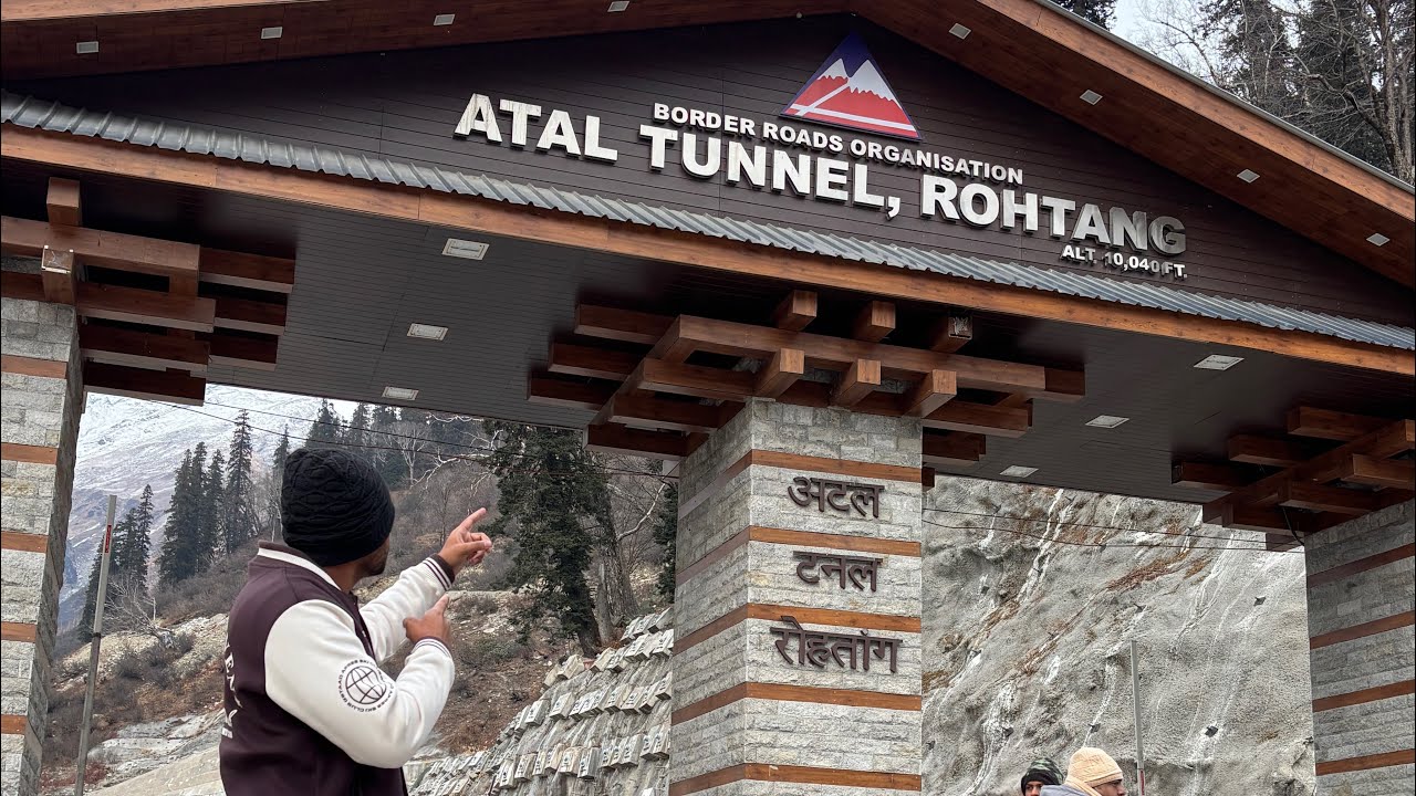Road Trip Kullu manali Atal Tunnel 😱 