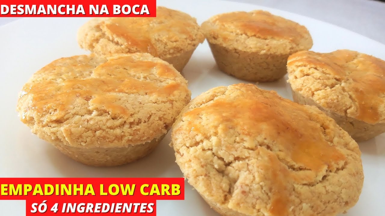 EMPADINHA LOW CARB para DIABÉTICOS { Desmancha na boca / Não coma pão}