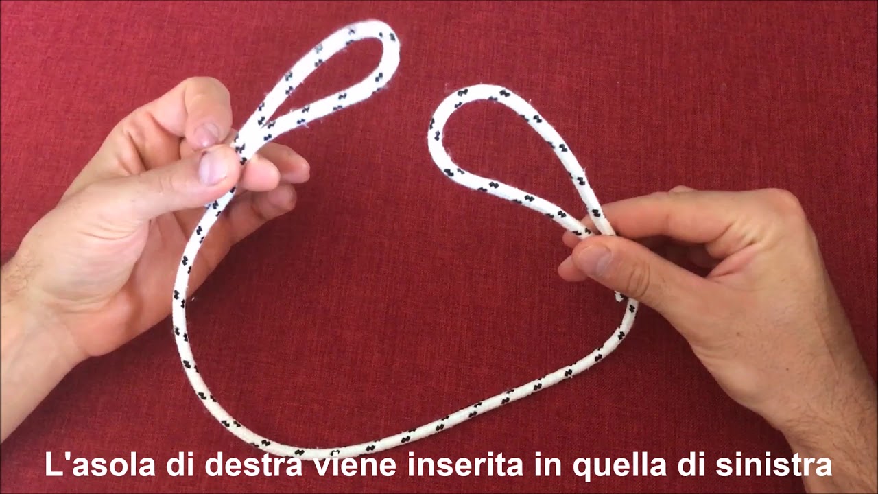 CONCORSO V.V.F. 250 NODO BOLINA O GASSA D'AMANTE (metodo alternativo)