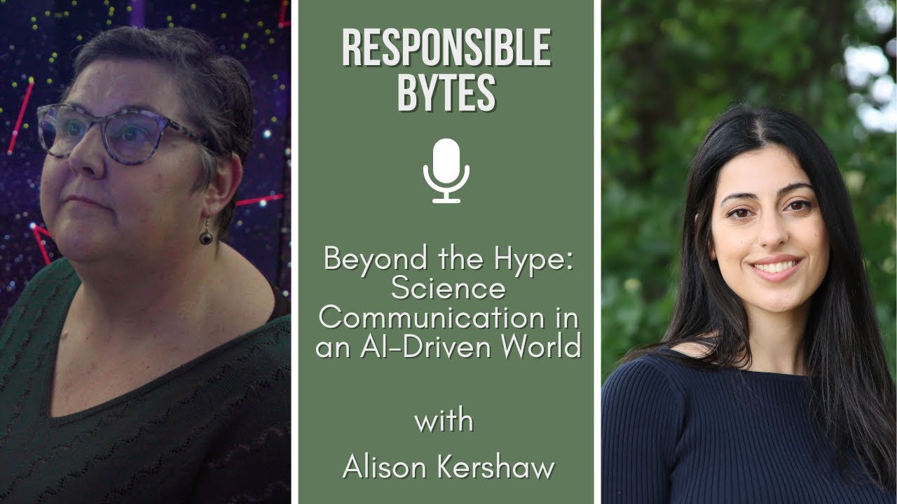 Beyond the Hype: Science Communication in an AI-Driven World with Alison Kershaw