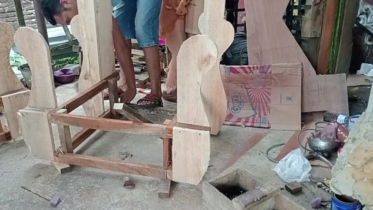Kerangka sofa Syahrini 