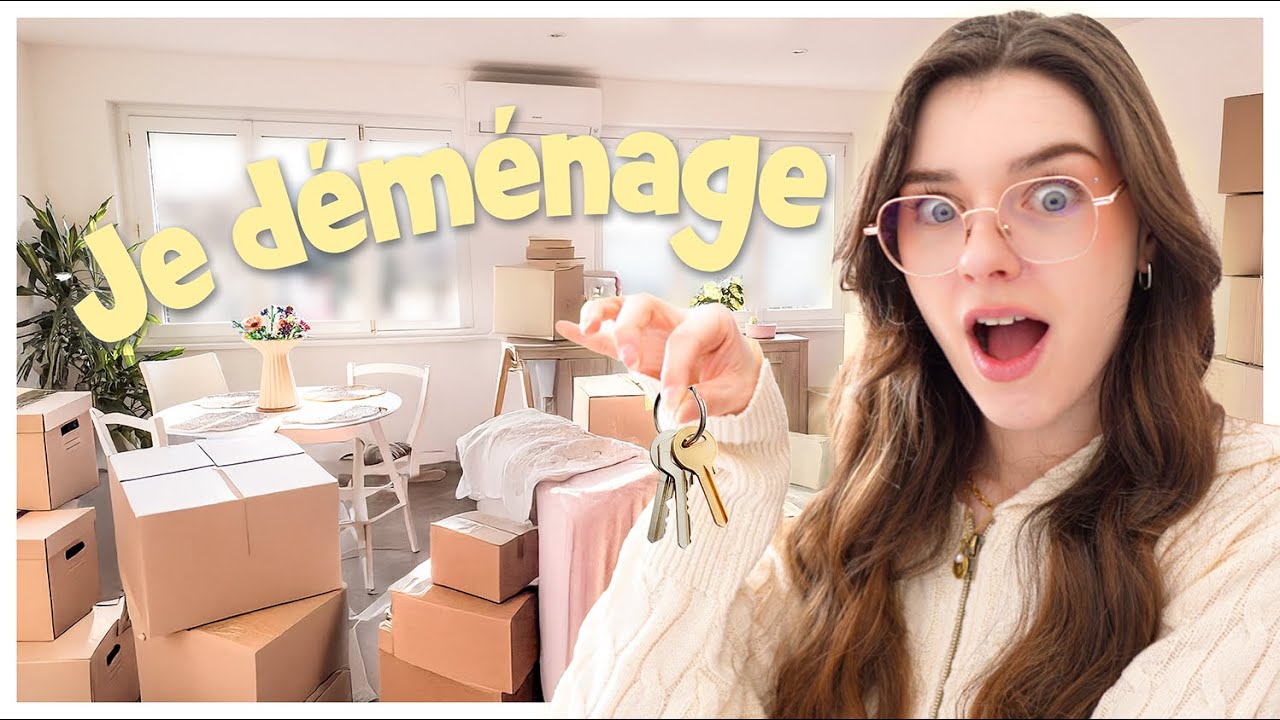 📦 JE DÉMÉNAGE DANS L'APPARTEMENT DE MES RÊVES !