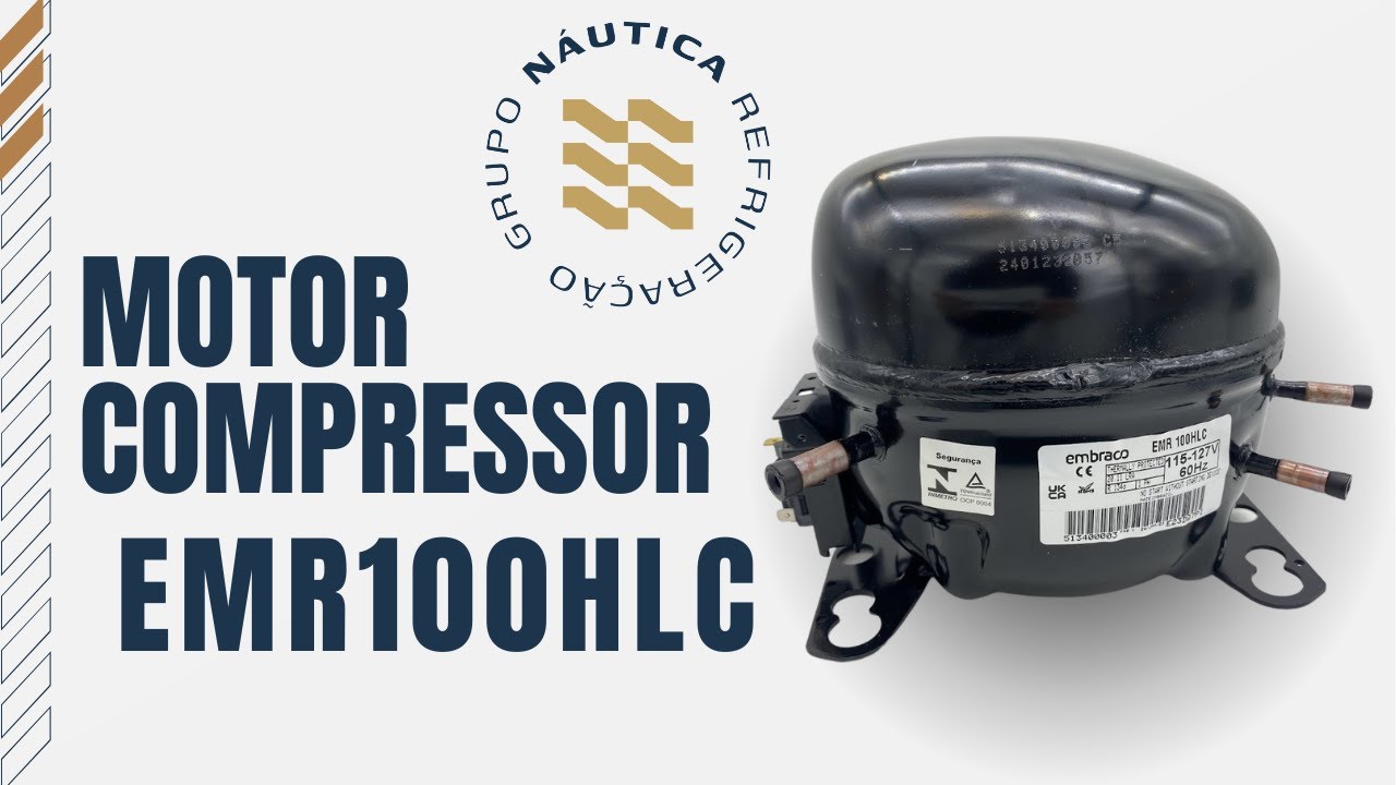 Motor compressor refrigerador 1/3 R134A EMR100HLC