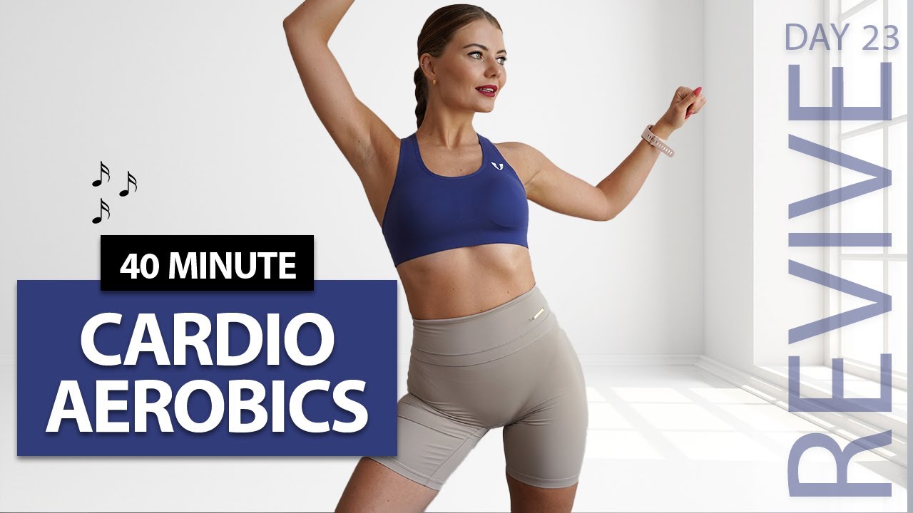 40 MIN AEROBICS FOR WEIGHT LOSS | Standing Cardio HIIT Workout | No Repeat