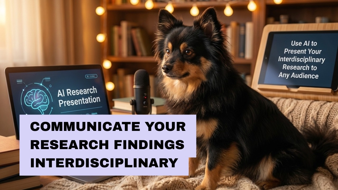 Use AI to Present Your Interdisciplinary Research to Any Audience